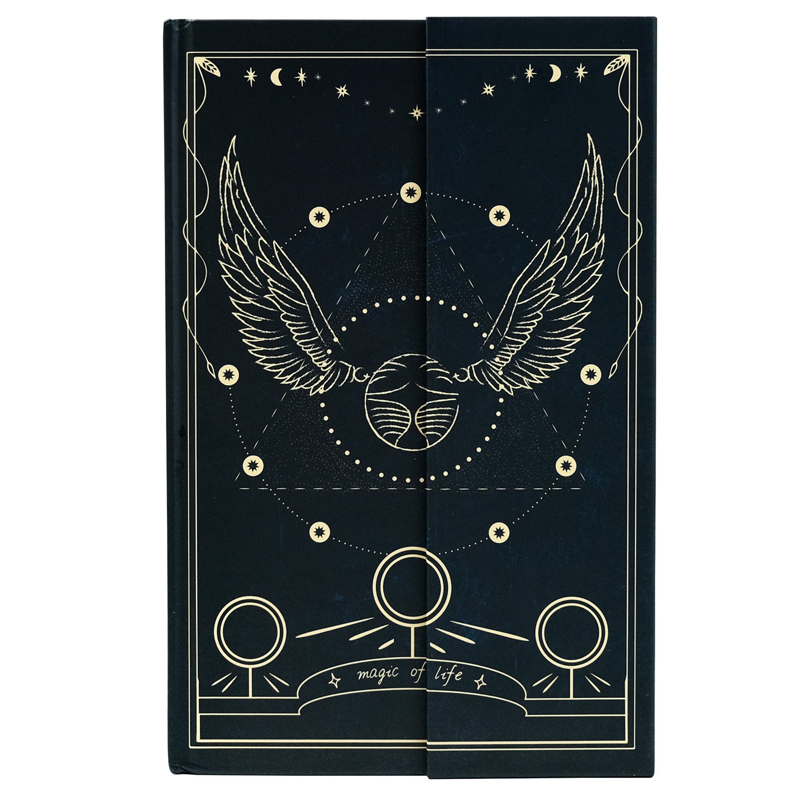 Wholesale Magic Snitch Series Retro Printed Hard Cover Magnetic Notebook